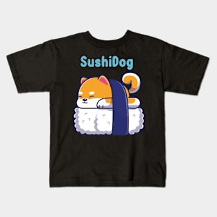 sushi dog Kids T-Shirt